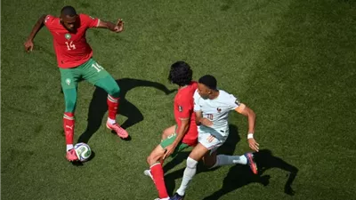 فى 7 دقائق .. فرنسا تتقدم بهدفين فى شباك المغرب