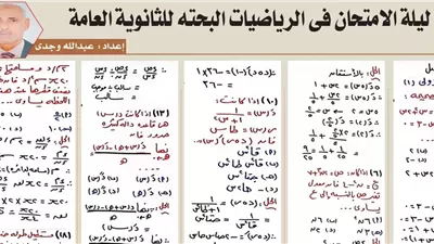 أقوى مراجعة في التفاضل.. 20 سؤالًا بالإجابات على الفصل الأول للثانوية العامة