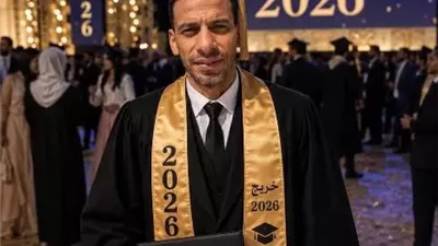 أحمد منصور يحصل على درجة الماجستير فى إدارة الأعمال