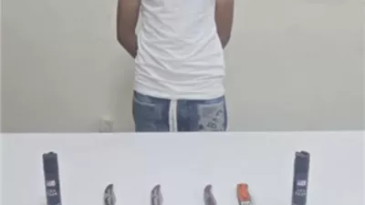 الأمن يضبط صاحب صفحة لترويج الأسلحة البيضاء بالجيزة
