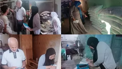 تحرير 67 مخالفة بالمخابز خلال حملات رقابية مكثفة بالقليوبية