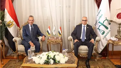 وزير شئون المجالس النيابية يلتقي رئيس مجلس الدولة لتهنئته بمناسبة توليه مهام منصبه