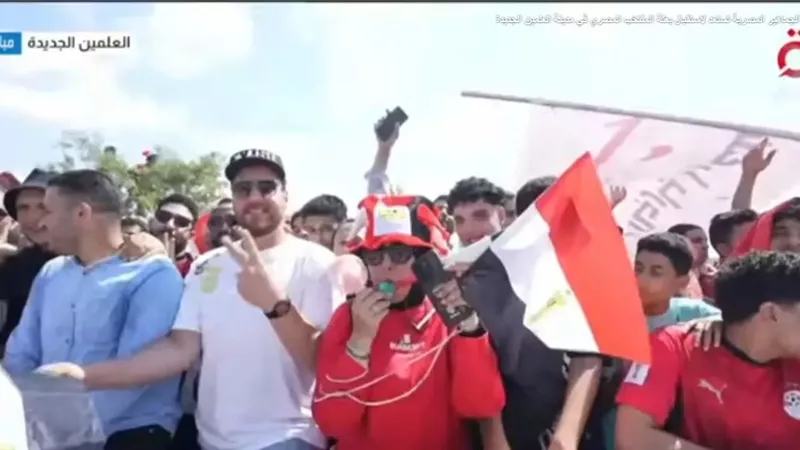 توافد الجماهير المصرية