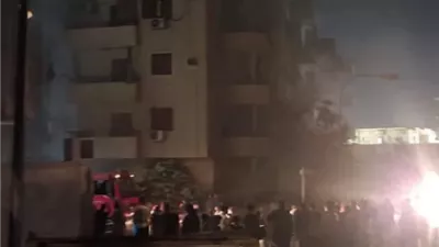 الحماية المدنية تسيطر على حريق داخل مخزن بالحي الأول في العبور