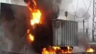 السيطرة علي حريق شب داخل محول كهرباء بالفيوم