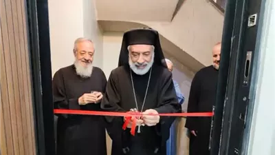 مطران الأقباط الكاثوليك يفتتح مكتب الواحةللتكوين والمشورة بالمنيا