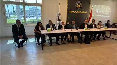 التمثيل التجاري يبحث مع شركات المنطقةالاستثمارية ببنها زيادة الصادارت