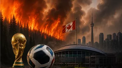 حرائق الغابات فى كندا تهدد نهائى كأس العالم 2026