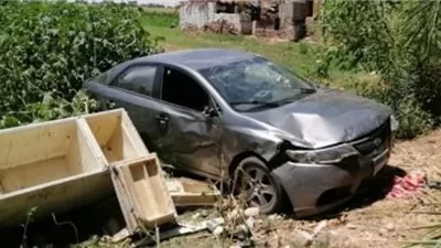 إصابة 5 فى انقلاب سيارة ملاكى على طريق الرزيقات غرب الأقصر