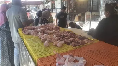 ضبط محل دواجن يحقن اللحوم بمادة لزيادة الوزن فى شبرا الخيمة