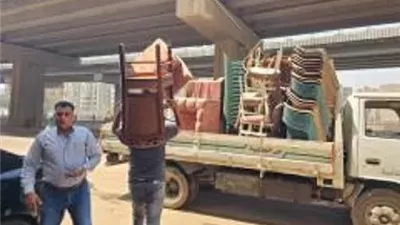 محافظ الجيزة يتابع حملة نظافة مكبرة بطريق المريوطية
