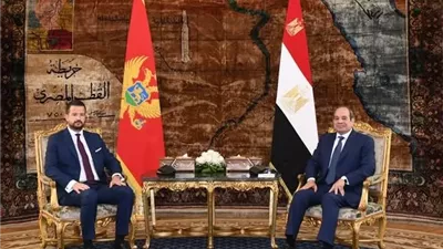 الرئيس السيسي يستقبل رئيس جمهورية الجبل الأسود (مونتينيجرو)
