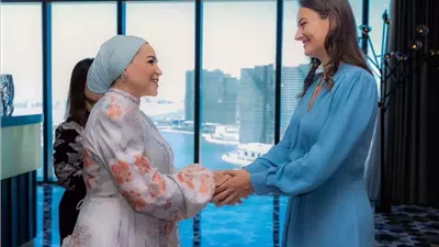 السيدة انتصار السيسي: سعدت بلقاء السيدة الأولى لجمهورية الجبل الأسود وتجولنا معًا في 