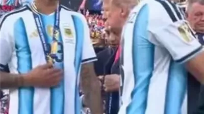روميرو نجم الأرجنتين يرفض مصافحة ترامب في نهائي كأس العالم