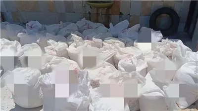 ضبط 4 طن ملح طعام بعلامة تجارية مقلدة في الإسماعيلية