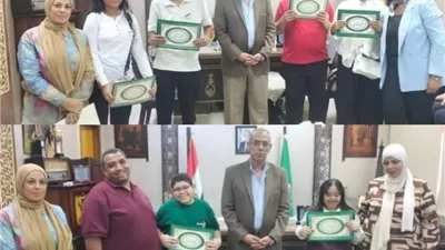 تعليم القليوبية يكرم أوائل الشهادة الإعدادية من طلاب الدمج