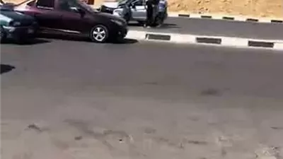 الأمن يعيد رصف وإصلاح مطب هوائي في المقطم تسبب في حوادث مرورية