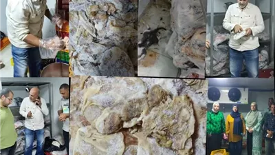 إحباط كارثة غذائية.. ضبط طن لحوم ودواجن فاسدة داخل ثلاجة بالقليوبية