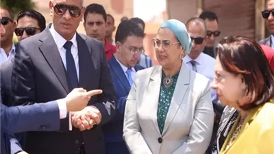 رئيسة القومي للمرأة تتفقد الأرض المخصصة لإنشاء فرع المجلس بكفر الشيخ