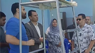 وكيل الرياضة يتفقد حمامات السباحة بمراكز شباب القليوبية