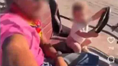 ضبط عامل بالغردقة سمح لطفل بقيادة سيارة سفاري لزيادة المشاهدات
