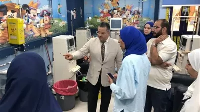 الدخاخني يتفقد مستشفيات جامعة بنها ويشدد على الارتقاء بجودة الخدمات الطبية