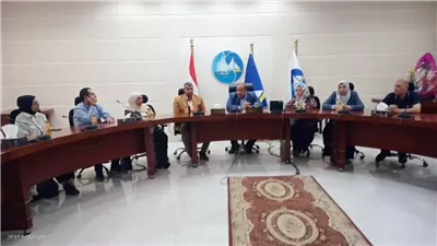 مياه دمياط تبحث تطوير الخدمات وتعزيز التواصل بالشباب