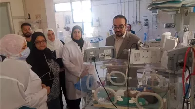 جولة مفاجئة لوكيل مديرية صحة القليوبية بمستشفى بهتيم المركزي