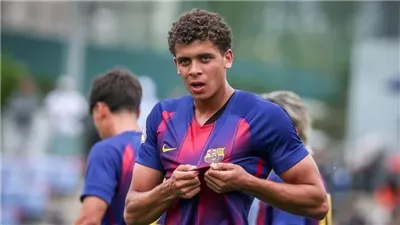 حمزة عبد الكريم يسجل في فوز برشلونة على يوروبا وديا
