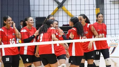 منتخب مصر يفوز علي تونس 0/3 في بطولة أفريقيا لناشئات كرة الطائرة