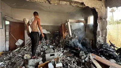 إصابة فلسطيني في قصف للاحتلال على جنوب غزة