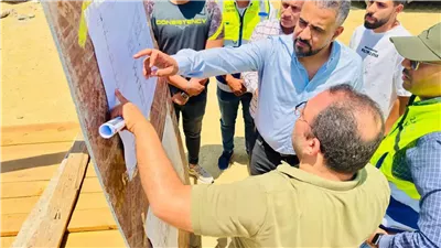 رئيس جهاز العبور الجديدة يتابع مشروعات المرافق وتسليم الأراضي