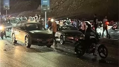 مصرع أب وأم وطفلتهما أثر تصادم على محور حسب الله الكفراوى