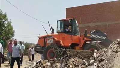 المنيا تحصل على المركز الثاني في إزالة التعديات بالموجة الـ29