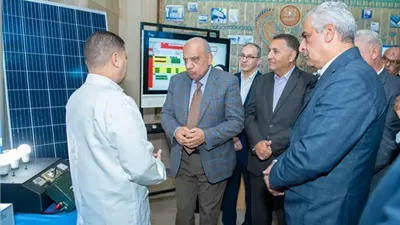 وزيرا الإنتاج الحربي والكهرباء يتفقدان 