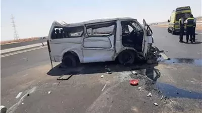 إصابة 5 أشخاص في انقلاب ميكروباص بالشرقية