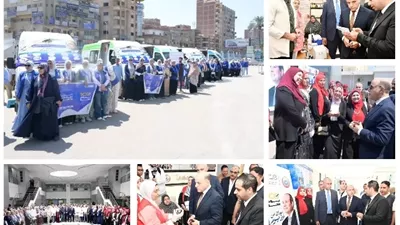 240 فريقًا طبيًا يجوبون الغربية في أكبر حملة علاجية مجانية