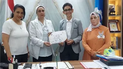 تكرّم جورج سامح عزمي بعد اختياره لتمثيل مصر في معسكر 