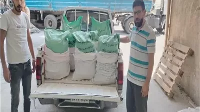 ضبط سجائر مجهولة المصدر ودقيق بلدي مهرب في حملة بالإسكندرية