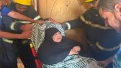 الحماية المدنية تستجيب لاستغاثة سيدة مريضة في كفر الشيخ