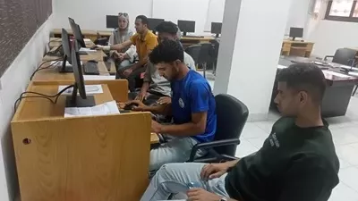 جامعة القناة تواصل الدعم الفني لطلاب المرحلة الأولى للتنسيق
