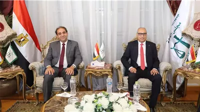 رئيس جامعة بورسعيد يهنئ المستشار محمود أبو الدهب برئاسة مجلس الدولة