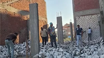 ازالة جميع التعديات على الاراضى الزراعية فى مهدها بالإسكندرية