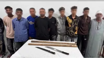 ضبط 11 شخصًا اشتبكوا بالعصي والحجارة في ثالث أكتوبر