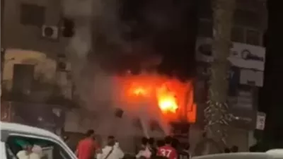 السيطرة على حريق إحدى البازارات بمنطقة سقارة في فيصل