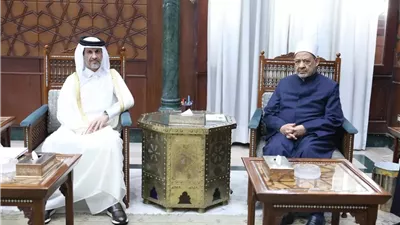 شيخ الأزهر يستقبل السفير القطري لبحث تعزيز التعاون العلمي والدعوي