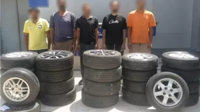 الداخلية تكشف ملابسات سرقة إطارات سيارة بالبساتين وتضبط التشكيل
