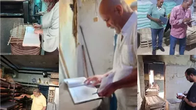 ضبط مصنع طحينة 