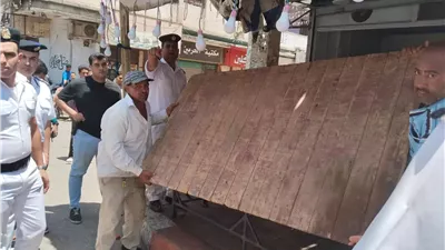 540 محضرًا متنوعًا في حملة مكبرة لرفع الإشغالات بنجع حمادي