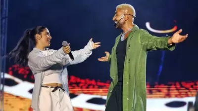 جودى أحمد سعد تعلق على نجاح حفل والدها